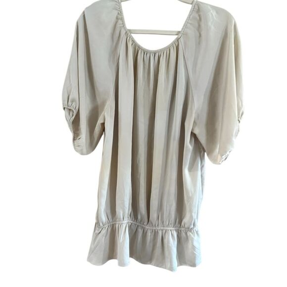 Apt 9 Cream Blue Floral Top Women's Extra Large - Picture 9 of 9